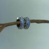 BRINCO ARGOLINHA ZIRCONIA AZUL CRAVEJADO - Image 4