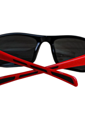 SUNGLASS OSCAR PRETO E VERMELHO