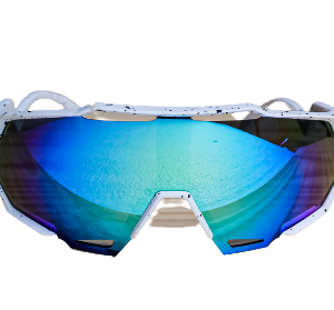 SUNGLASS SNOW BRANCO AZUL ESPELHADO