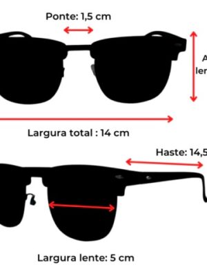 SUNGLASS WAVE PRETO DEGRADE